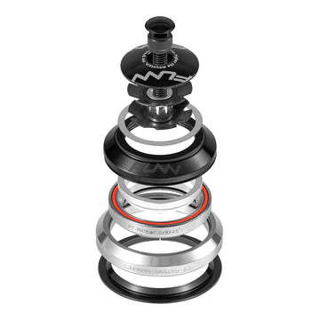 Funn mountain bike components - Descend Integral Headset IS 42/28.6 + IS 52/40 in a white background.