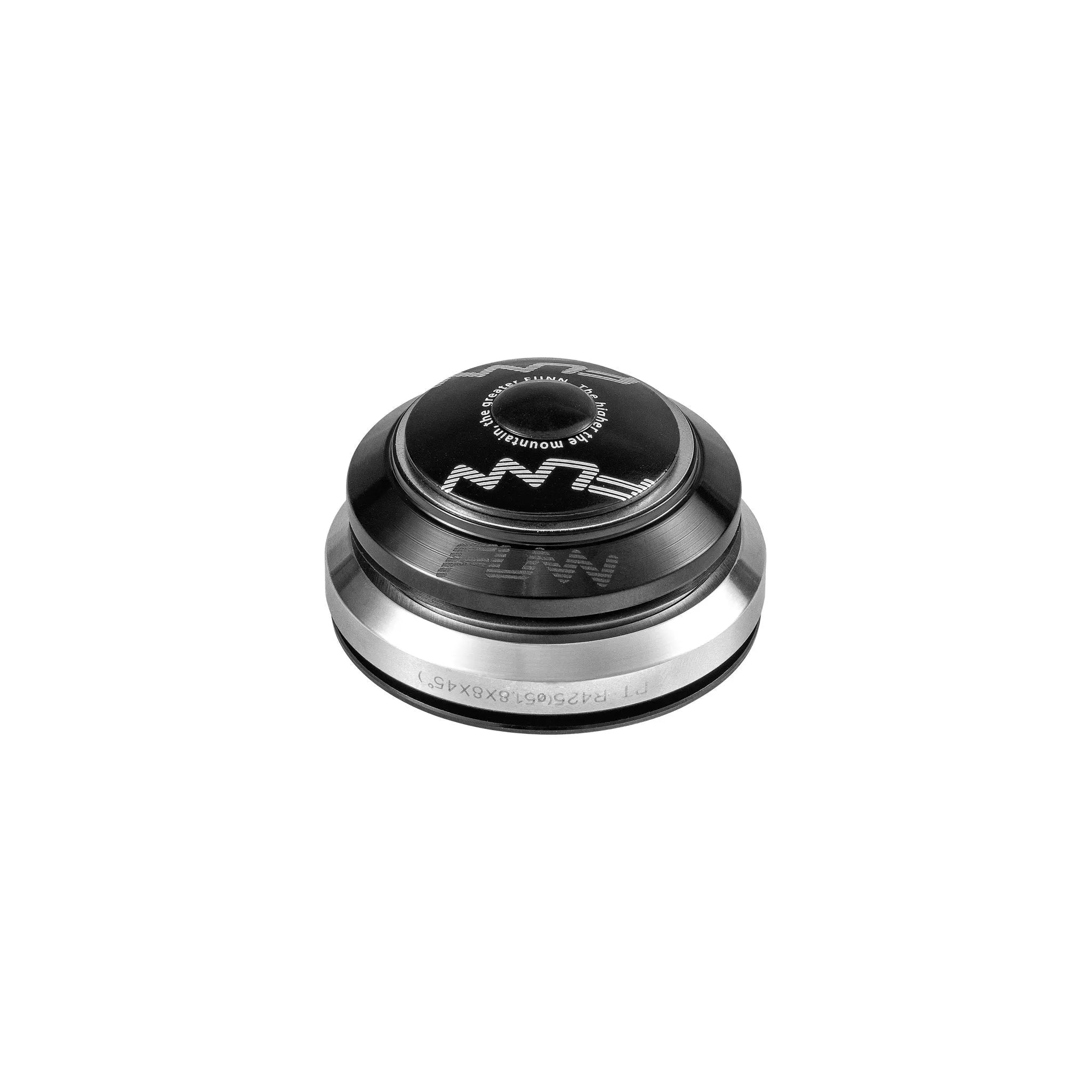 Funn mountain bike components - Descend Integral Headset IS42/28.6 + IS52/40 in a white background.