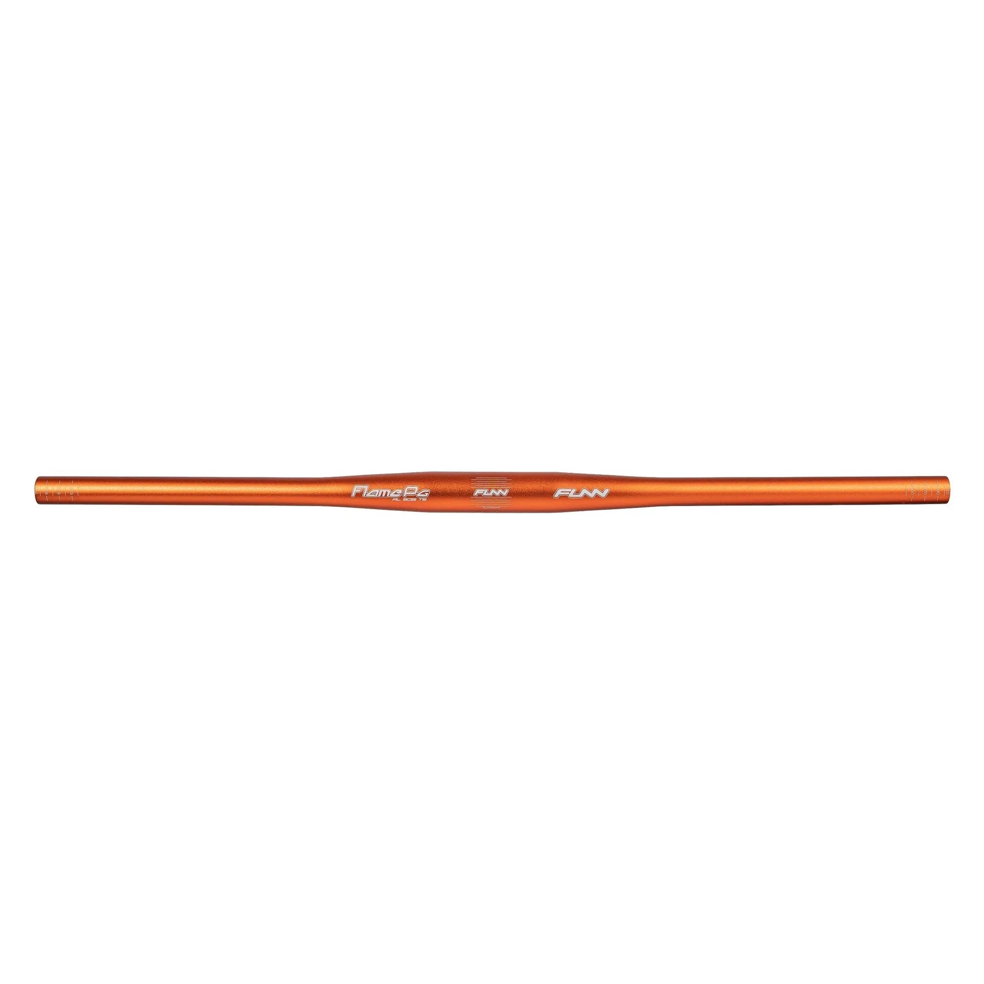 Funn mountain bike components - Flame Pg Flat Handlebar Black 710mm in a white background.