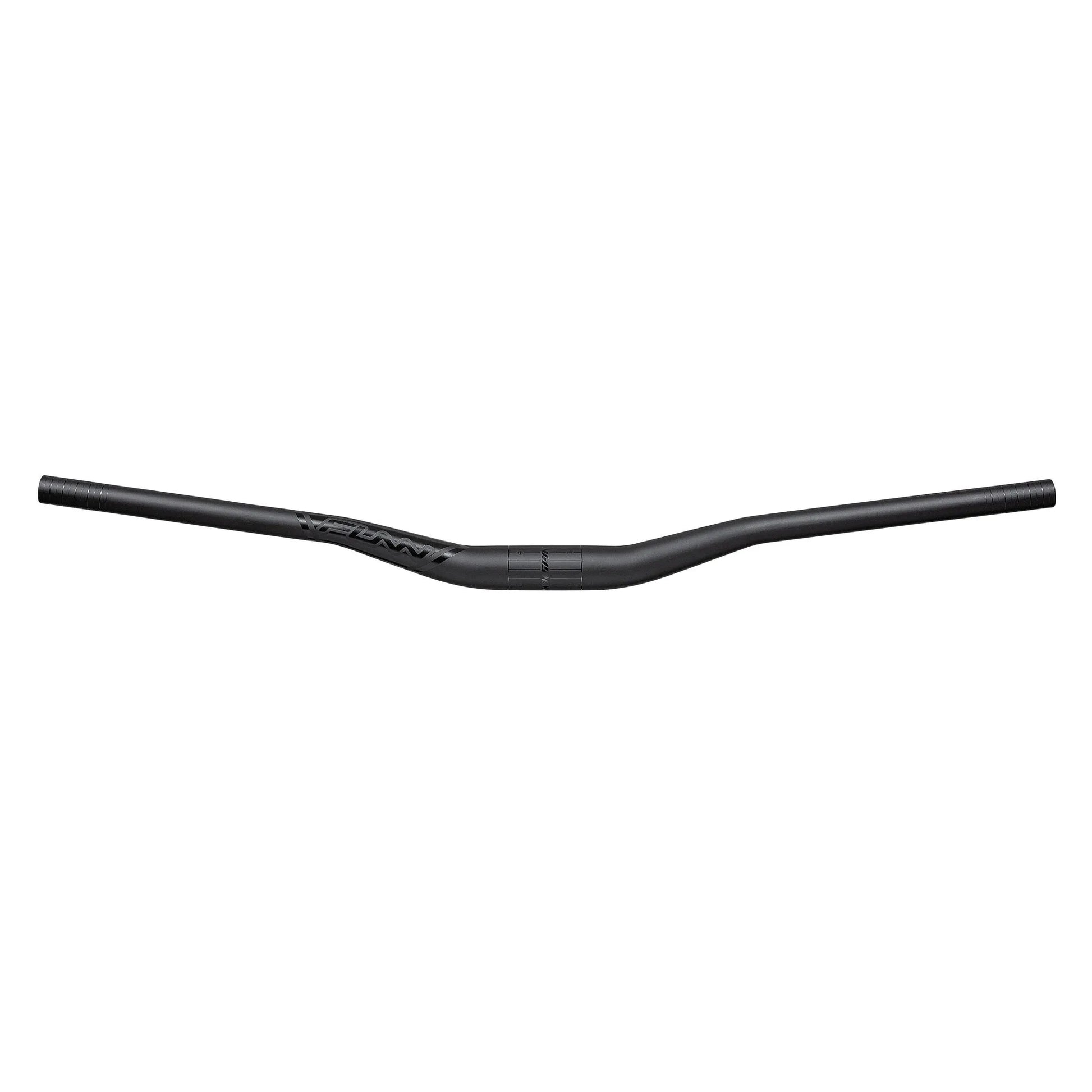 Funn mountain bike components - Kingpin Riser Handlebar 35mm 7mm Black in a white background.