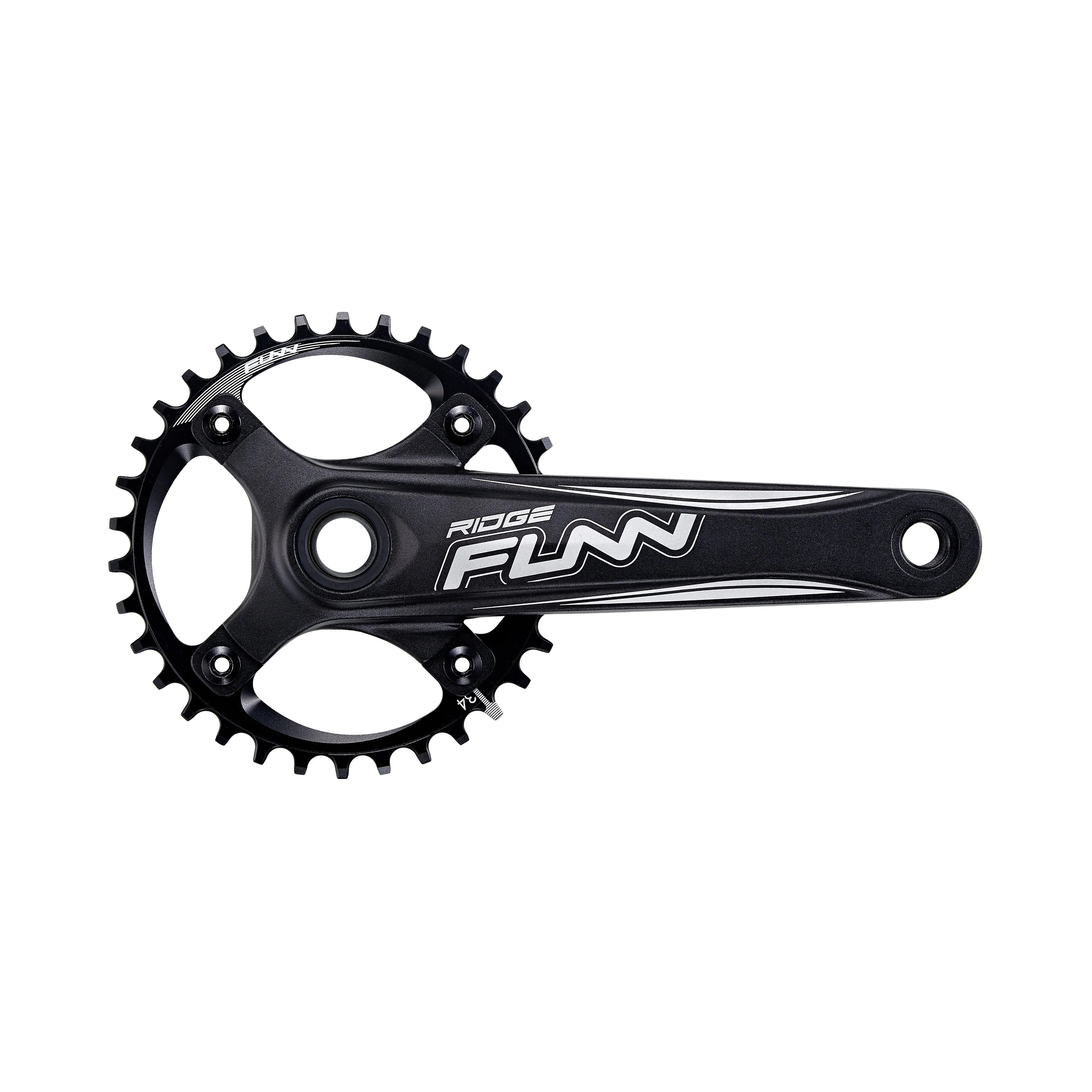 Funn mountain bike components - Ridge Crankset 175mm 30T in a white background.
