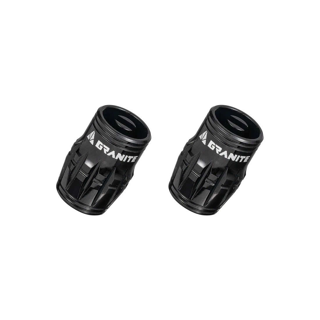 Granite Juicy Nipples Schrader Valve Core Remover Cap for Bike & Bicycle  - Black/Alloy