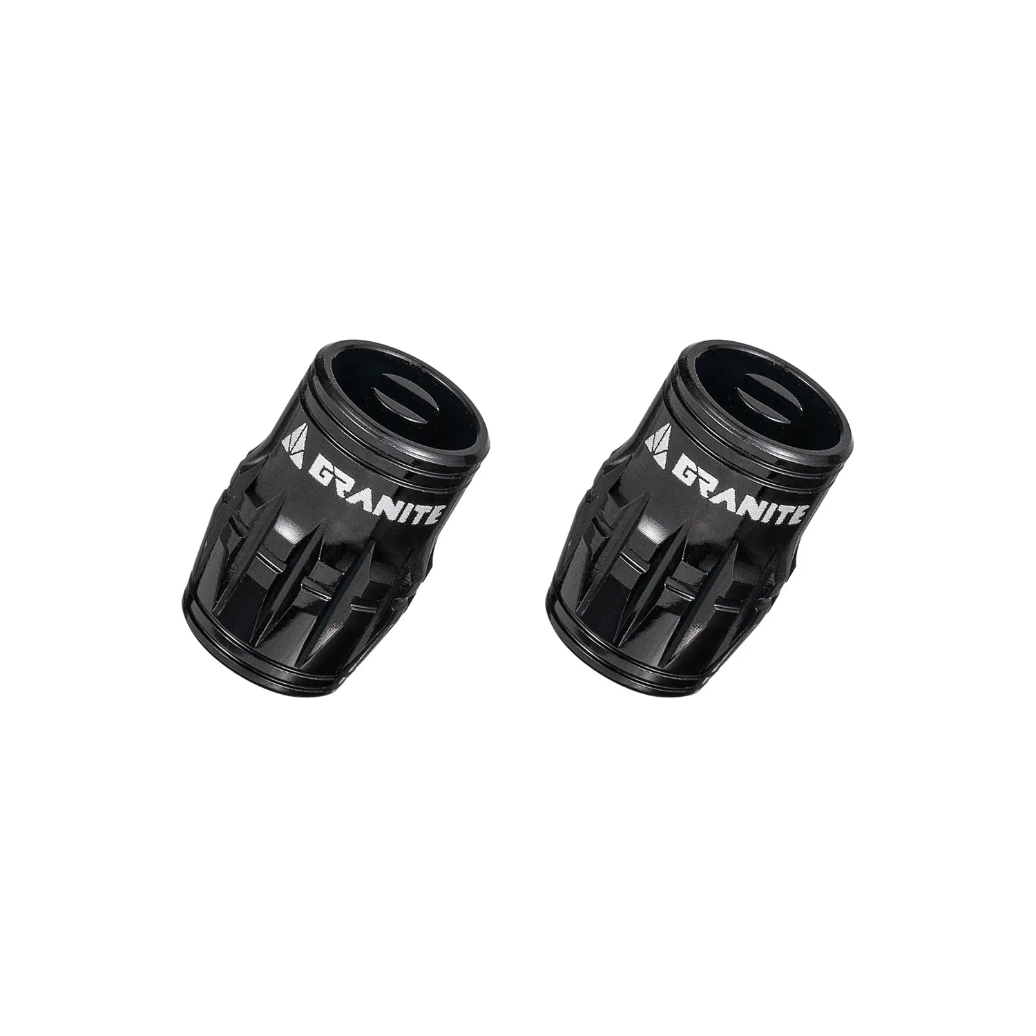 Granite Juicy Nipples Schrader Valve Core Remover Cap for Bike & Bicycle  - Black/Alloy