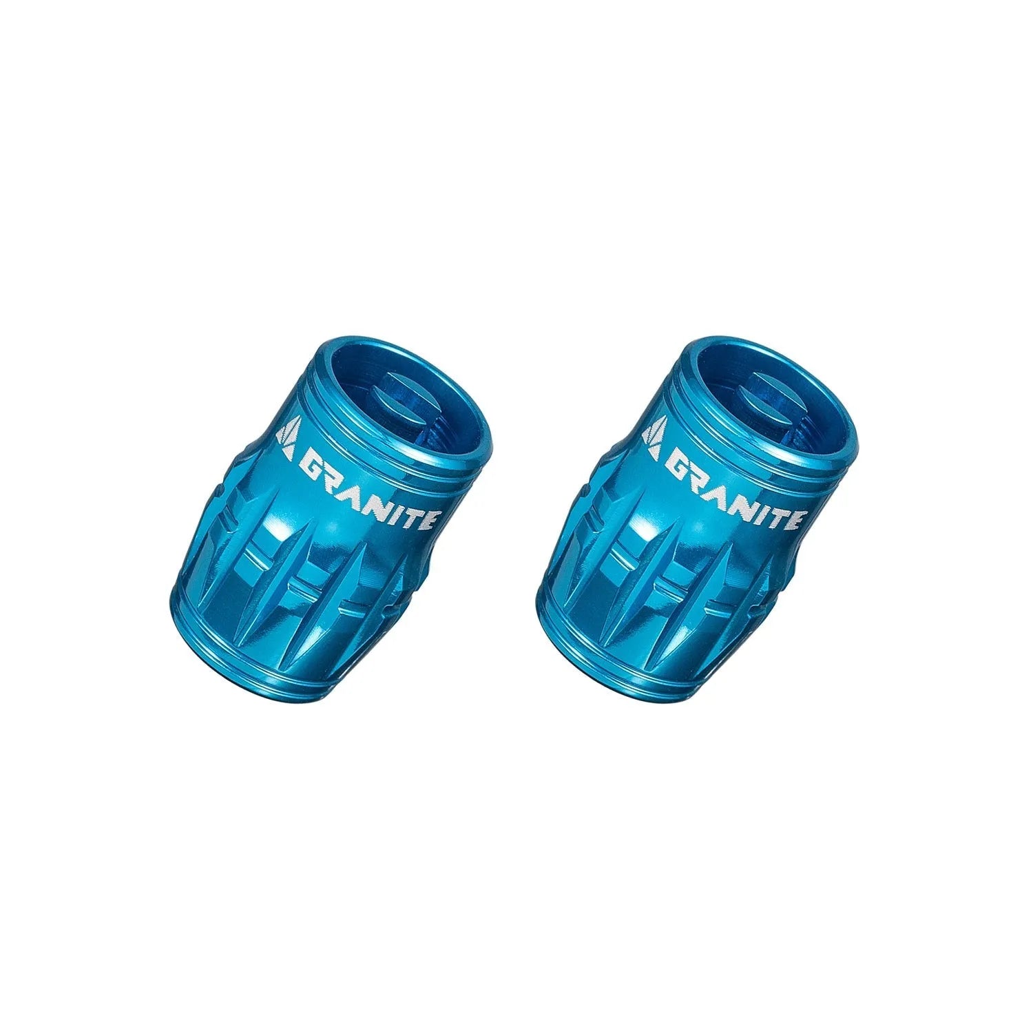 Granite Juicy Nipples Schrader Valve Core Remover Cap for Bike & Bicycle  - Blue/Alloy