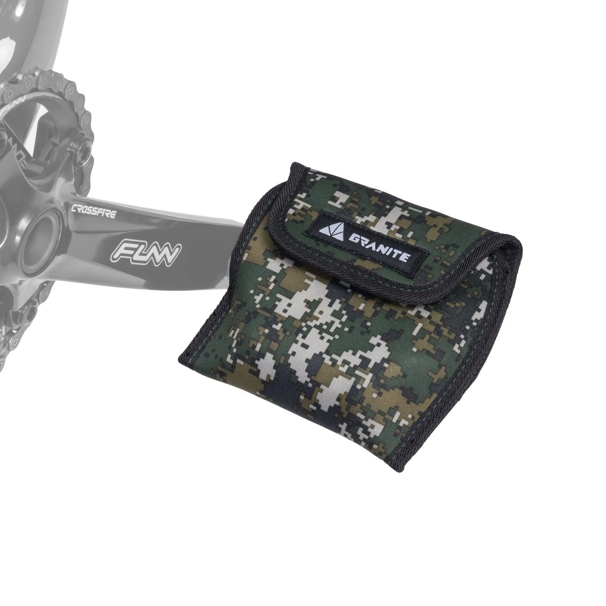 Granite Pita Bicycle Pedal Covers - Camo Green - Large -
