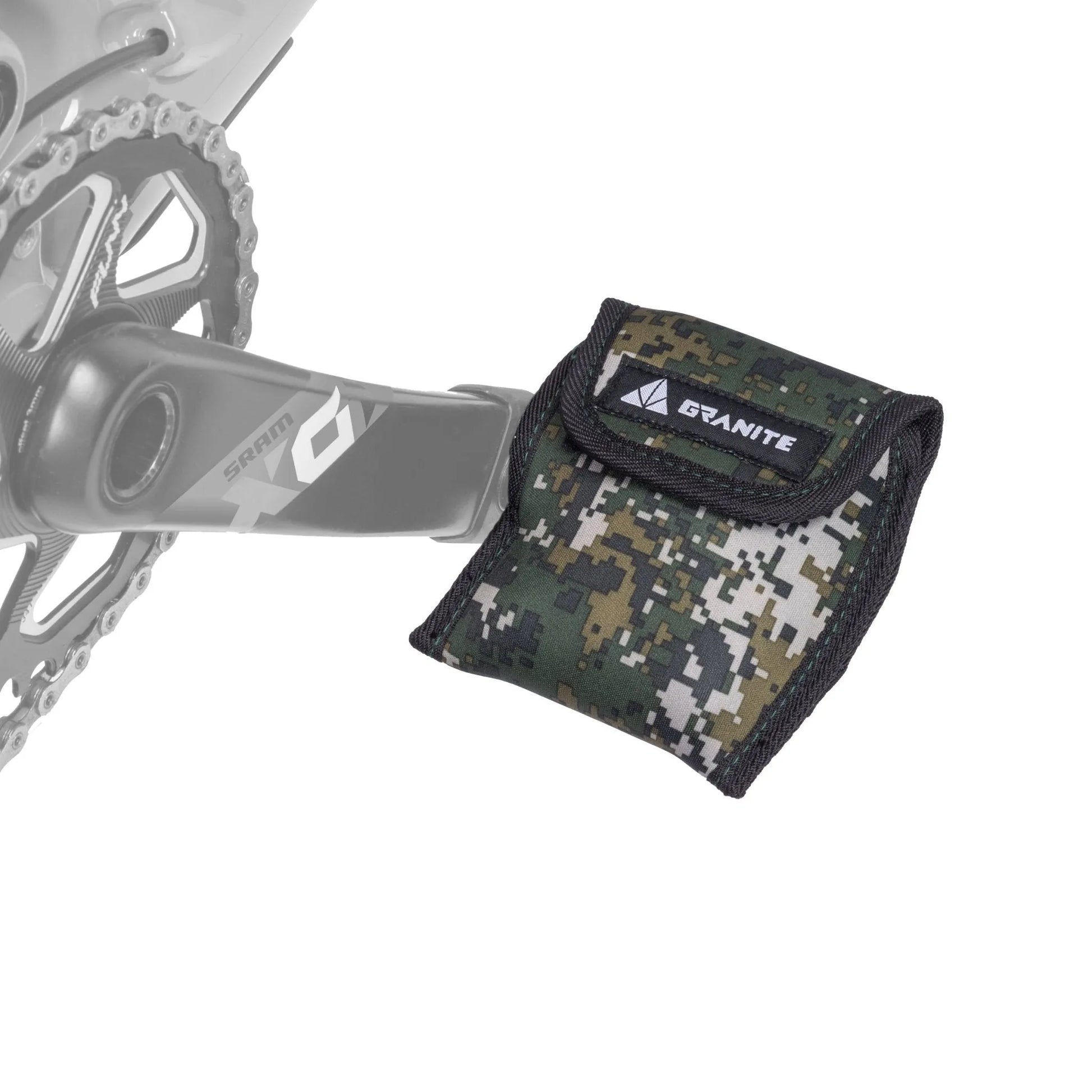 Granite Pita Bicycle Pedal Covers - Camo Green - Small -