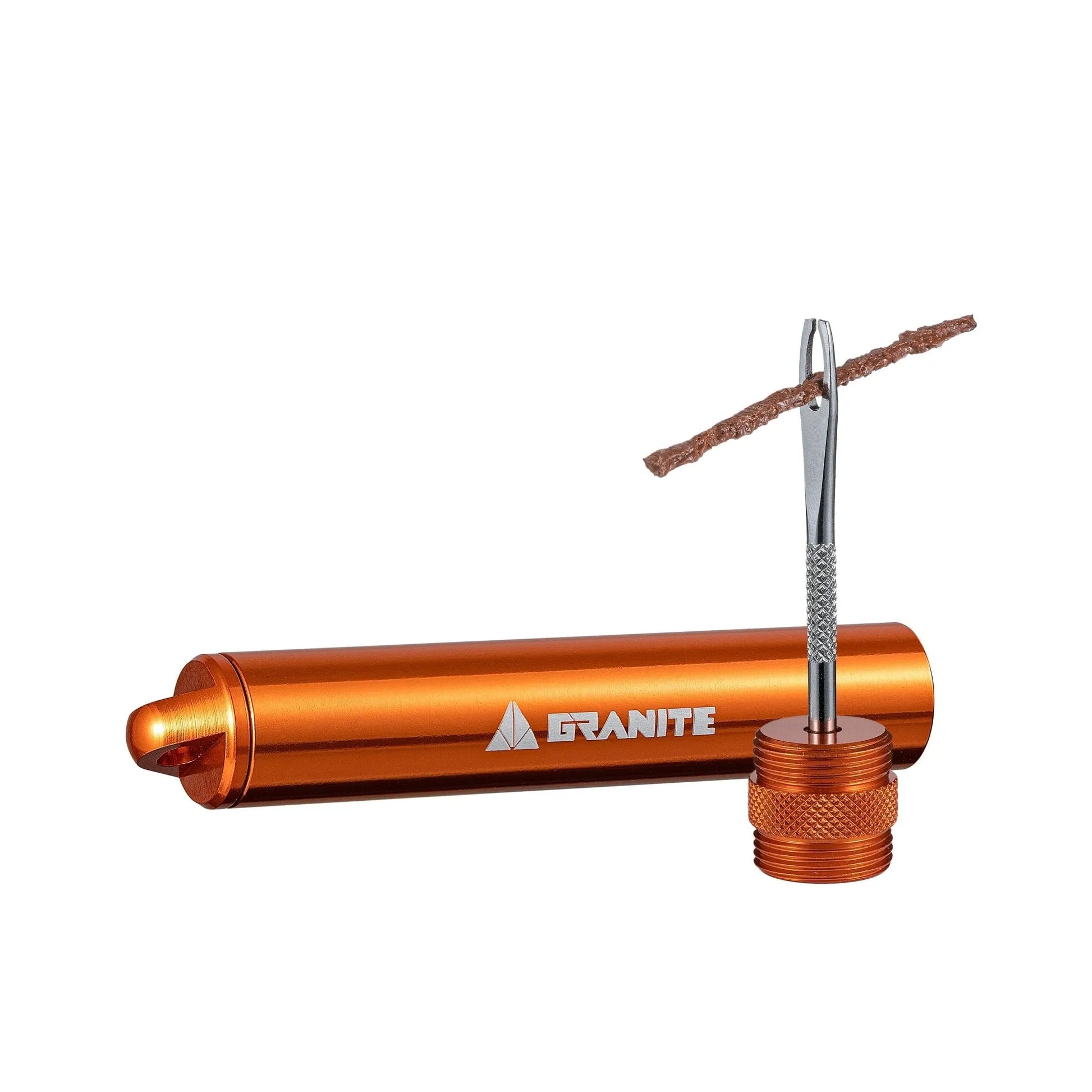 Granite Suture Tire Plug Kit-Bike& MTB  Tubeless Tire Repair Tool Kit. - Orange -