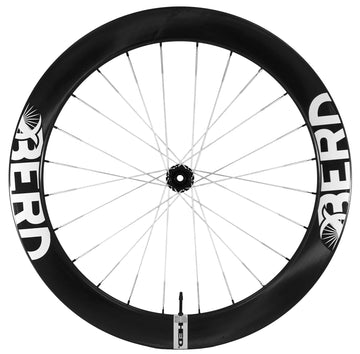 BERD P62 空力碳纖輪組 前輪白底展示